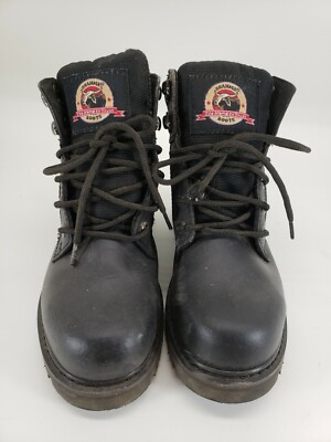 Brahma Steel Toe Boots Black Men\'s‎ 6.5W, Leather Upper Brahma Steel Toe Work Boots Black Men main image 4
