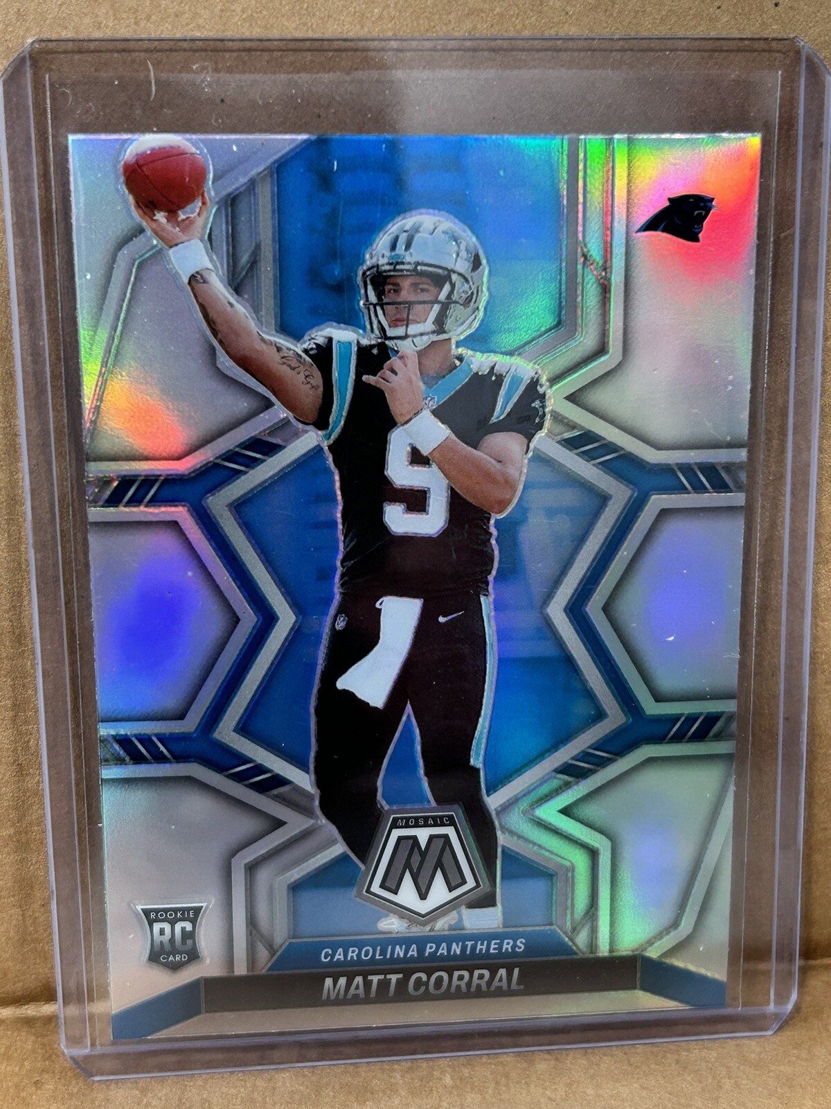 2022 Panini Mosaic Matt Corral RC SILVER PRIZM Carolina Panthers #304