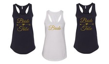 Bride Tribe Tank Top Bride Squad Bridal Party Bachelorette Tee Gift Racerback