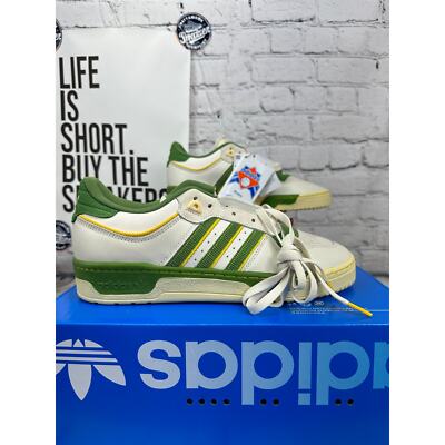adidas gazelle silver green womens adidas Originals Rivalry 86 Low trainers in cream and green  ASOS Sample  Sale