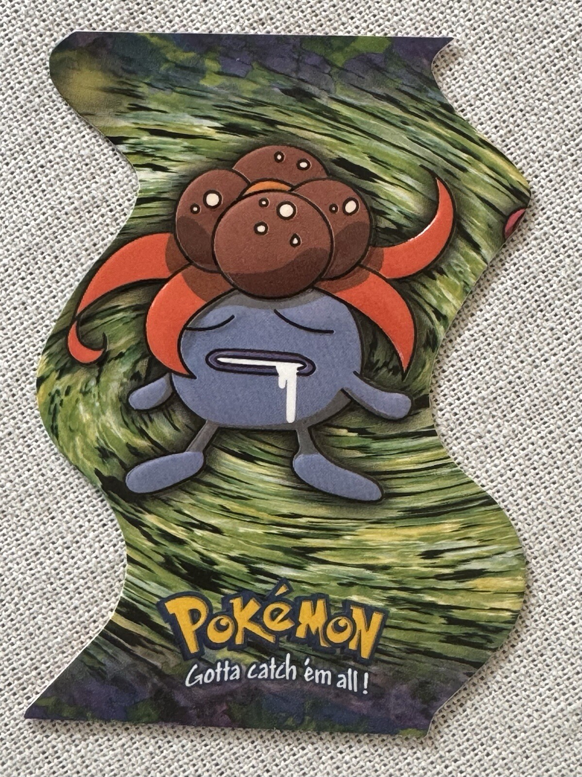 Topps Pokemon Card - Gloom #44 - EV5 of 12 - Die-cut Embossed - Series 2 
