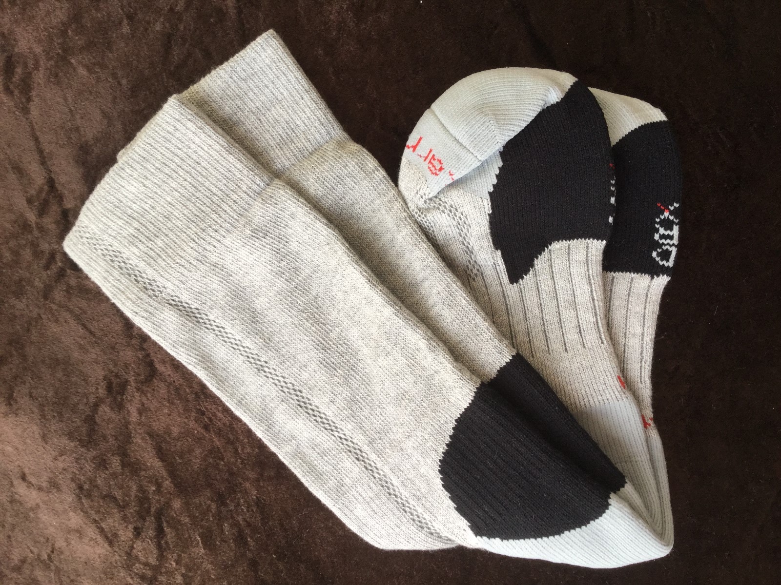 MENS QUALITY MERINO WOOL HIKE WALKING LONG CREW BOOT SOCKS KARRIMOR 7/