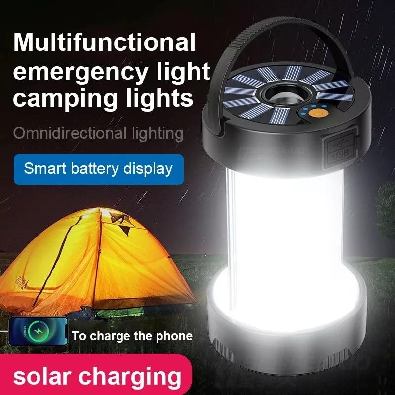 B-right LED Camping Lantern: Battery Powered Rechargeable Camping Lights  Outdoor - 300LM 5 Brightness Modes Water-Resistant Tent Lights Lamp for