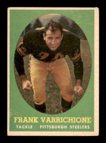 1958 Topps #77 Frank Varrichione VG/VGEX Steelers 550557 - Photo 1/2