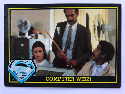 Topps Superman III 3 Karten 1983 Computer Whiz! 10