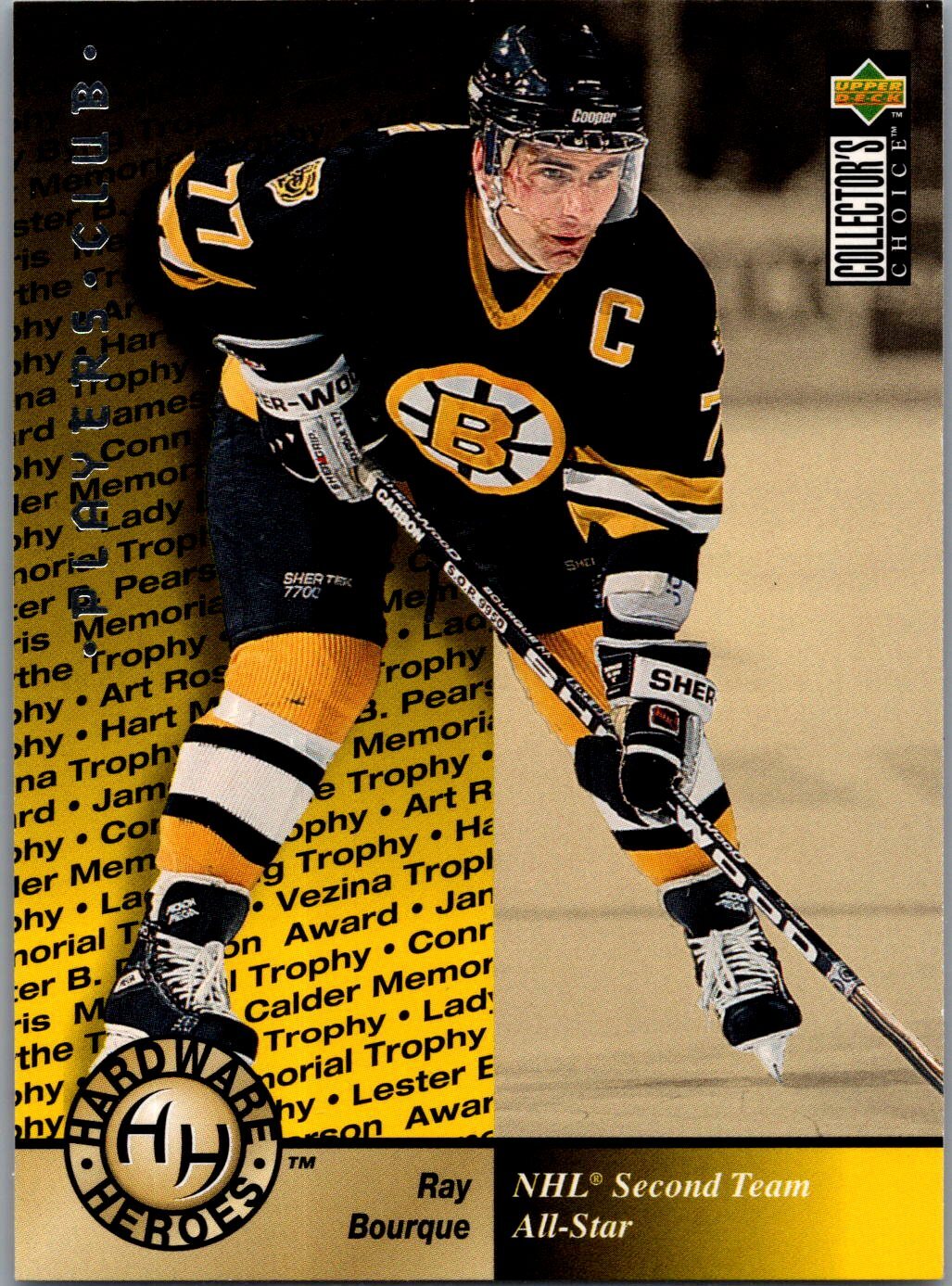 1995-96 Collector's Choice #385 Ray Bourque Player's Club