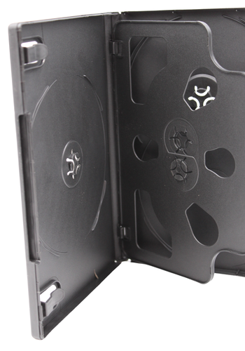 Standard Black DVD 5-Disc Replacement Case 14mm Premium Movie Storage Shell Case - Picture 6 of 6