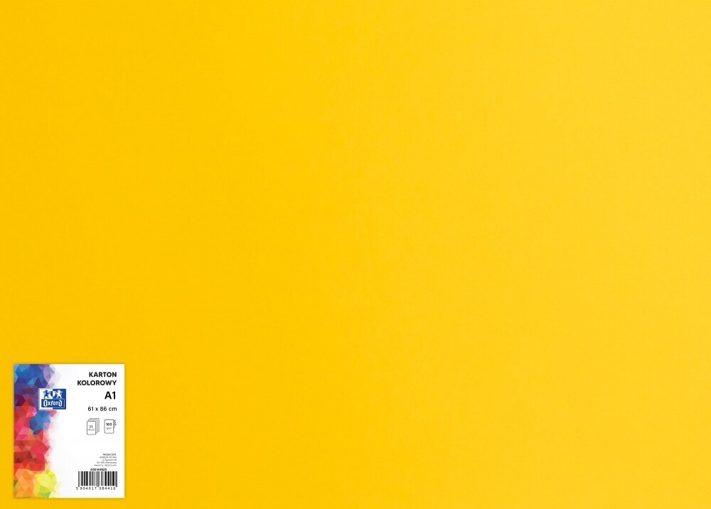 5904017384892 Karton Kolorowy OXFORD A1 160g ЦЕМНОЖОЛТЫ ГАМЕЛЬН 2090₽