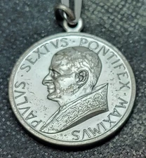 POPE MEDAL OR FOB L1245