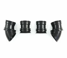 4 Pack Air Box Rubber Adapter Boot Set Kawasaki KZ550 KZ550C LTD KZ650 KZ650C
