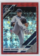 2019 Panini Donruss Optic Red Pandora Prizm 8/99 James Paxton #161 1u6