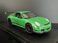 2007 Porsche 911 (997) GT3 RS Green/Black 1:18 Welly Diecast NEW 🔥