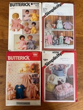 Vintage Doll Clothes Pattern Lot: eBay Listing