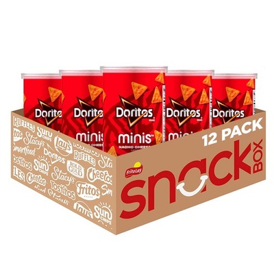 Minis Canisters, Doritos Nacho Cheese, 1.95 Ounce (Pack of 12)