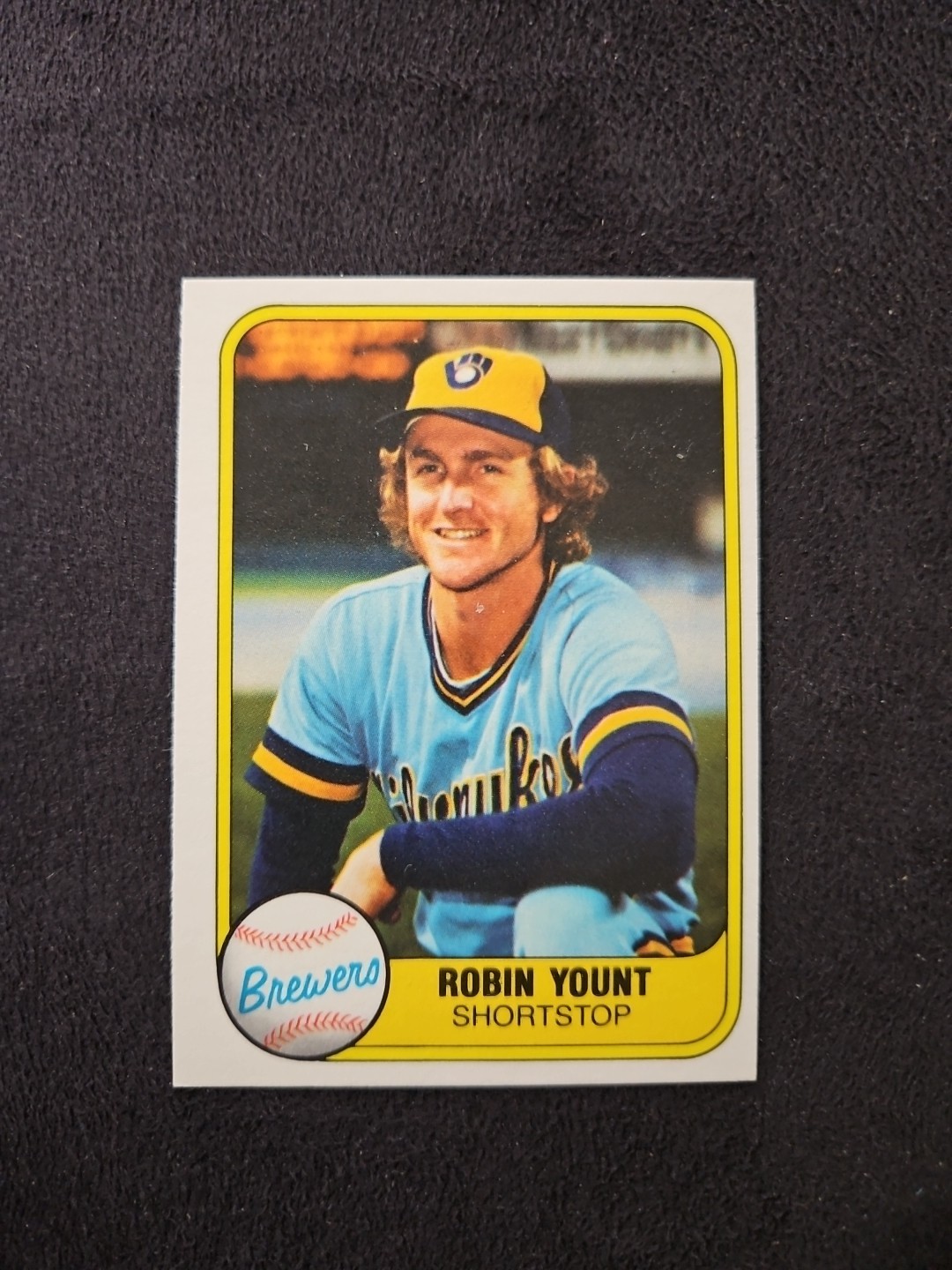 ⚾1981 Fleer #511 Robin Yount⚾Near Mint or Better⚾