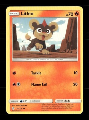 Litleo 36/236 Cosmic Eclipse NM/M Pokemon