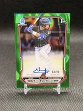 2026 Bowman Chrome Carlos Virahonda Green Auto /99 1st Bowman AZ Diamondbacks