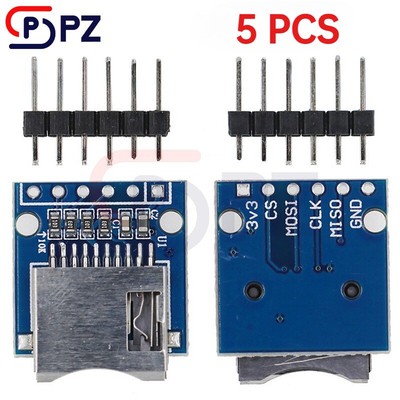 5PCS TF Micro SD Card Module Mini SD Card Module Memory Module Arduino ARM AVR