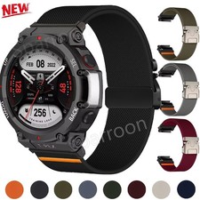 Sport Nylon Watch Band For Huami Amazfit T-Rex 3/ 2/T-Rex Pro/ T Rex Wrist Strap