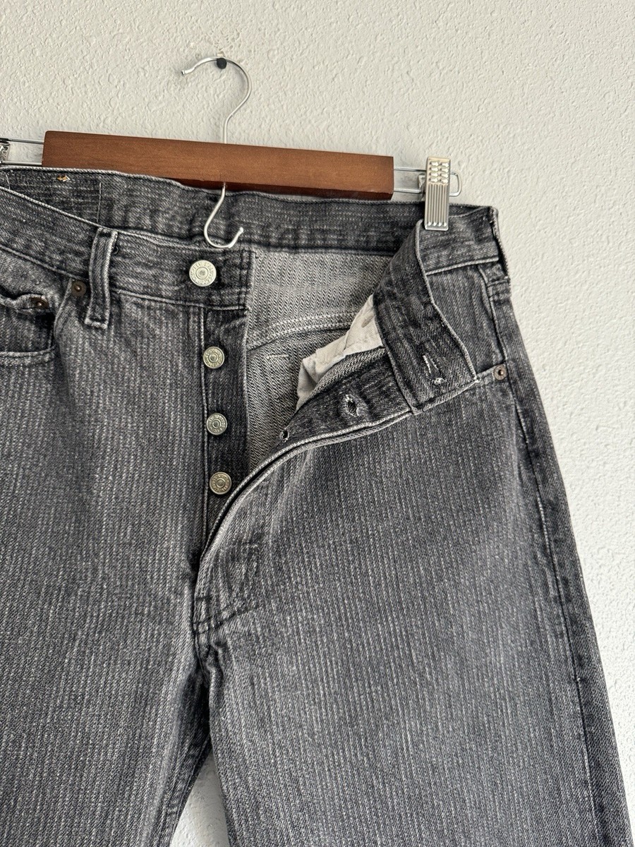 ★Levi's Pinstripe Denim W32 L30 ★Wabash Levi's Pinstripe Repro Indigo Denim Size 31x26 Mens Short | eBay