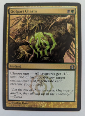 Magic Mtg Return to Ravnica Golgari Charm    lightly played