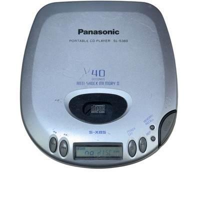 Panasonic SL-S360 Portable CD Player 40 Sec Anti-Shock S-XBS Made