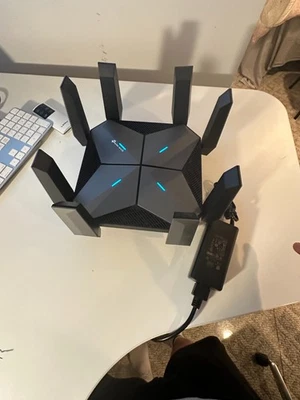 TP-Link Archer AXE300 AXE16000 Quad-Band Wi-Fi 6E Gaming Router 15.6 Gbps 10G - Image 1 of 4
