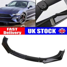 Glossy Black Front Bumper Spoiler Lip Splitter For VOLVO C30 S60 S90 V40 V90