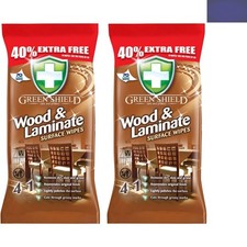 2 Pack Unscented Wood & Laminate Cleaning Wipes - 140 Total Sheets for Home Care