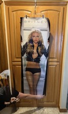 Britney Spears RARE Huge Door Poster 21" x 62" 2003 In The Zone Era #D110 Funky