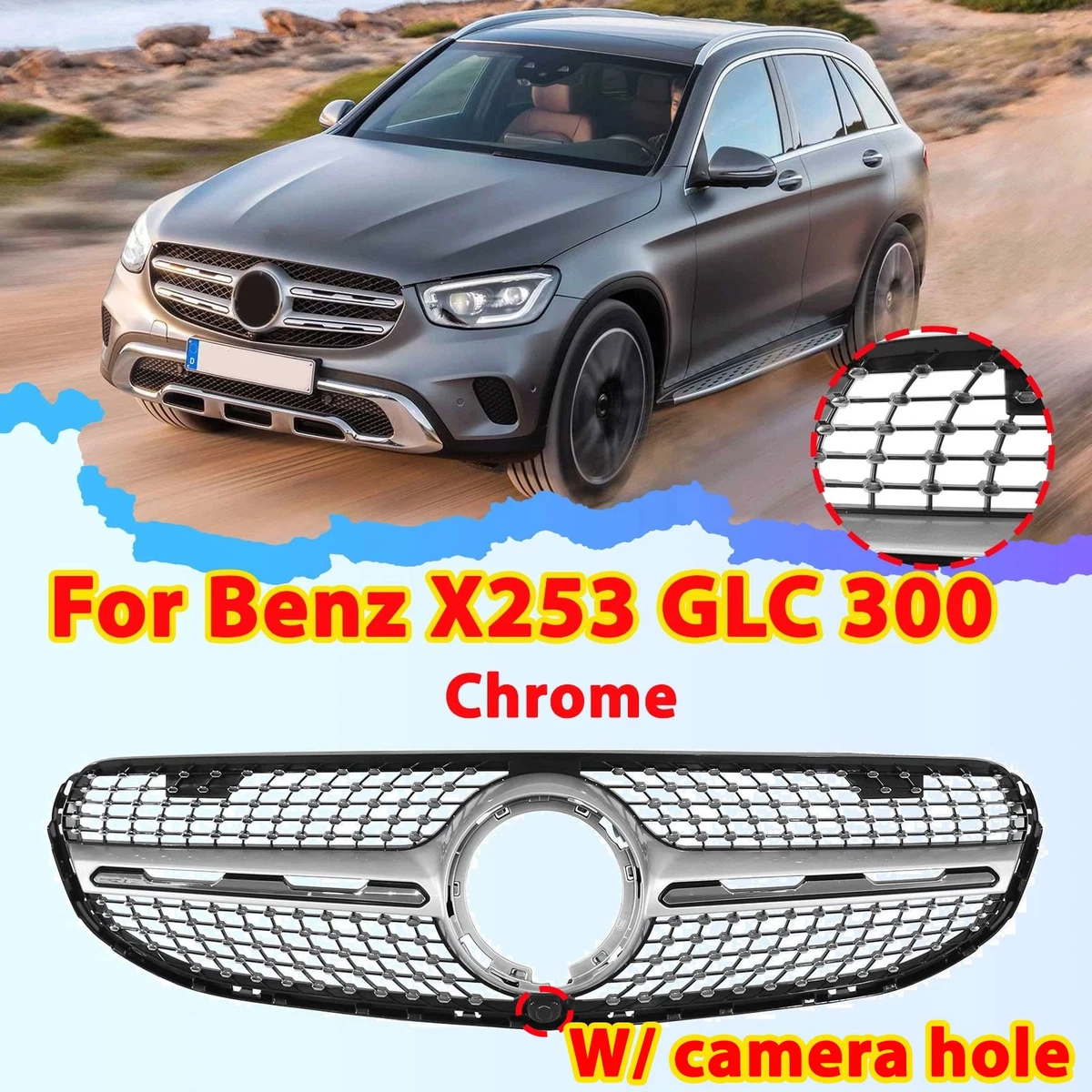 Grilles for 2021 Mercedes-Benz GLC300 for sale | eBay