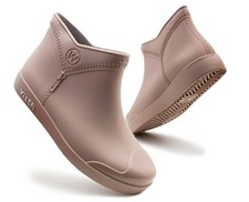 Womens Ankle Wellies Boots Short Slip On Waterproof Ladies Rain Wellington Boots