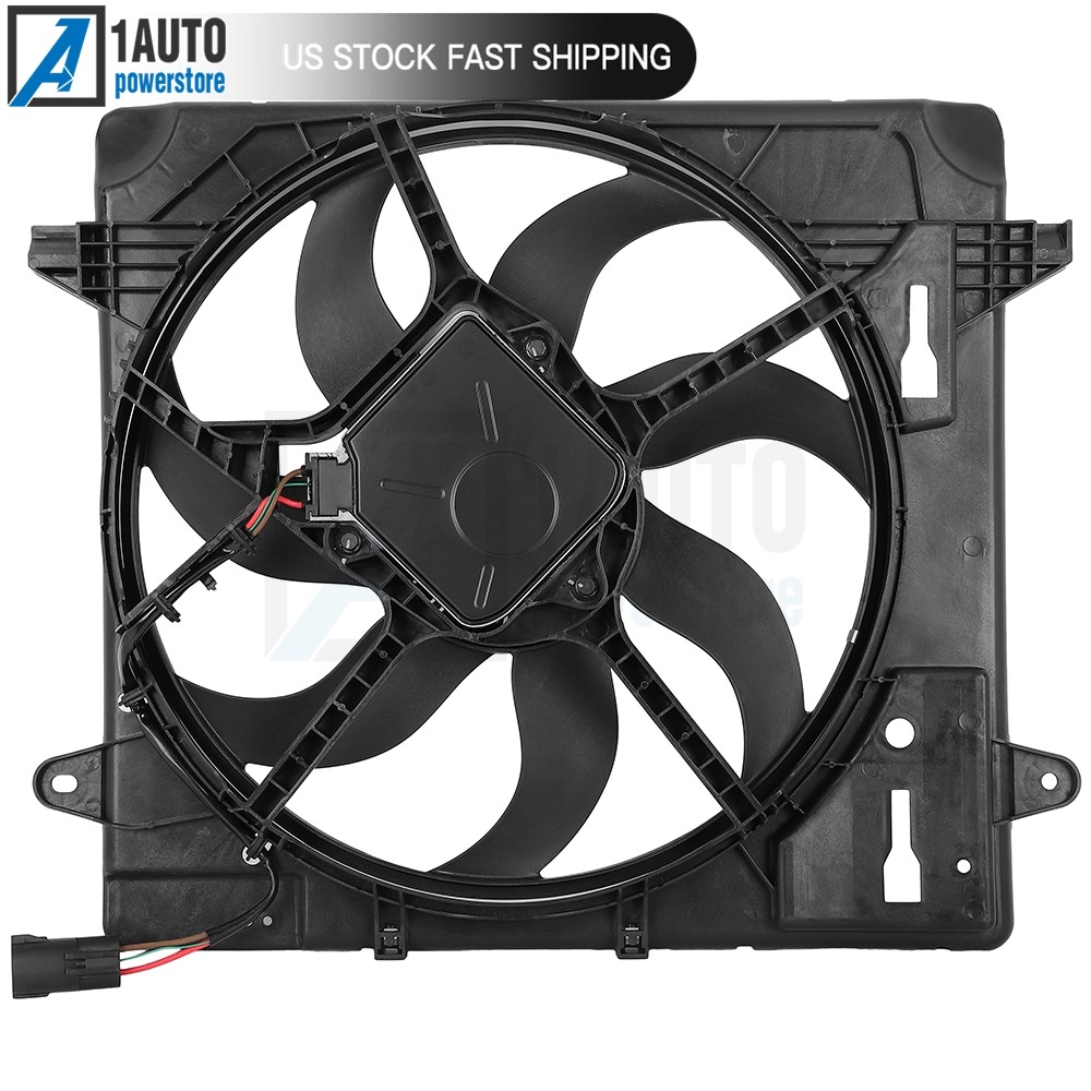 Electric Radiator Cooling Fan Assembly For 2012-2017 Jeep Wrangler 3.6L 624080 thumbnail 2