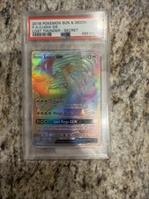Pokémon Lugia GX Lost Thunder 227/214 Rainbow (Secret Rare) PSA 5 on eBay