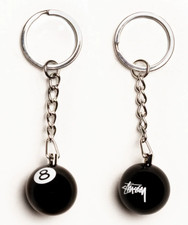 Stussy 8ball keychain heavy duty