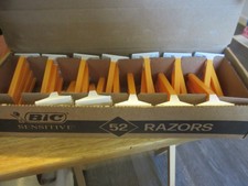 BIC Sensitive Disposable Razors for Men, 1 Blade Razors, 51-Pack