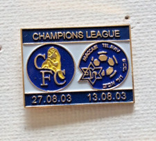 Chelsea v Maccabi Tel Aviv Champions League 2003 Match Badge