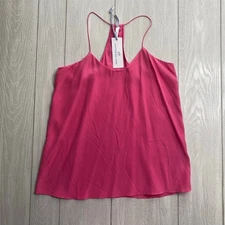 Southern Tide Women's Berry Pink Silk Chloe Camisole Top Size 6 NEW $128