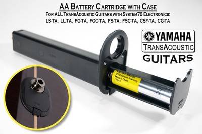 Yamaha Battery Cartridge Box with Holder Case for TransAcoustic Guitar