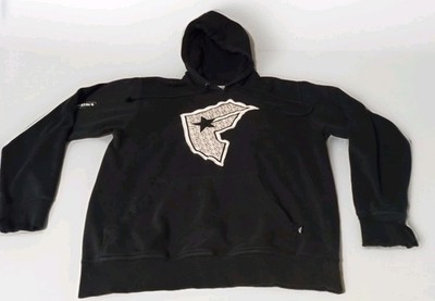 Vintage Y2K 2000 s Famous Stars  Straps Travis Barker Distressed Hoodie Black L 