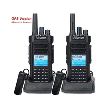 2Pack Retevis HD2 DMR Handheld Radio GPS Dual Band Ham Radio Two Way Radio