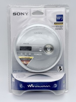 Sony D-NE241 CD Walkman MP3 Player Discman Tragbarer CD-Player Silber - Neu OVP!