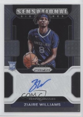 2021-22 Panini Prizm Sensational Signatures Ziaire Williams #SS-ZWL Auto 06vc
