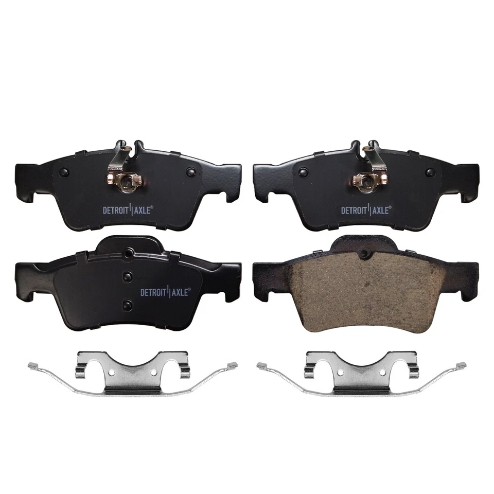 Pastillas de freno traseras 4 piezas para Mercedes-Benz CL550 CL600 E250 E350 E550 S550 S600 SL550 Foto 3 de 4