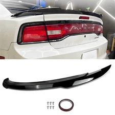 Gloss Black Style Rear Spoiler Wing For 2011-2023 Dodge Charger SXT GT R/T