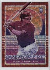 2021 Panini Chronicles Overdrive Ruby Wave Prizm 25/199 Bobby Dalbec #9 0q3