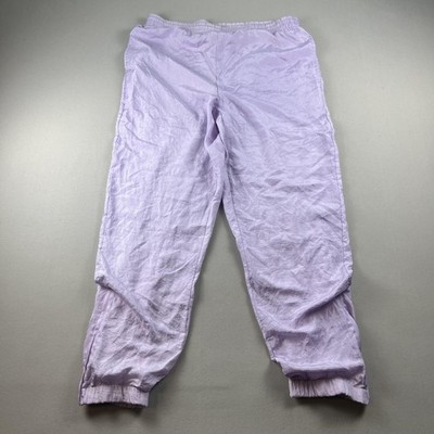 Vintage USA Olympics Track Pants Mens Medium Purple Lined JCPenney Athletic 90s
