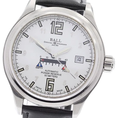 BALLWATCH Trainmaster Power Reserve Herrenuhr NM1056D-LAJ-WH Aus Japan G0502 - Bild 1 von 4