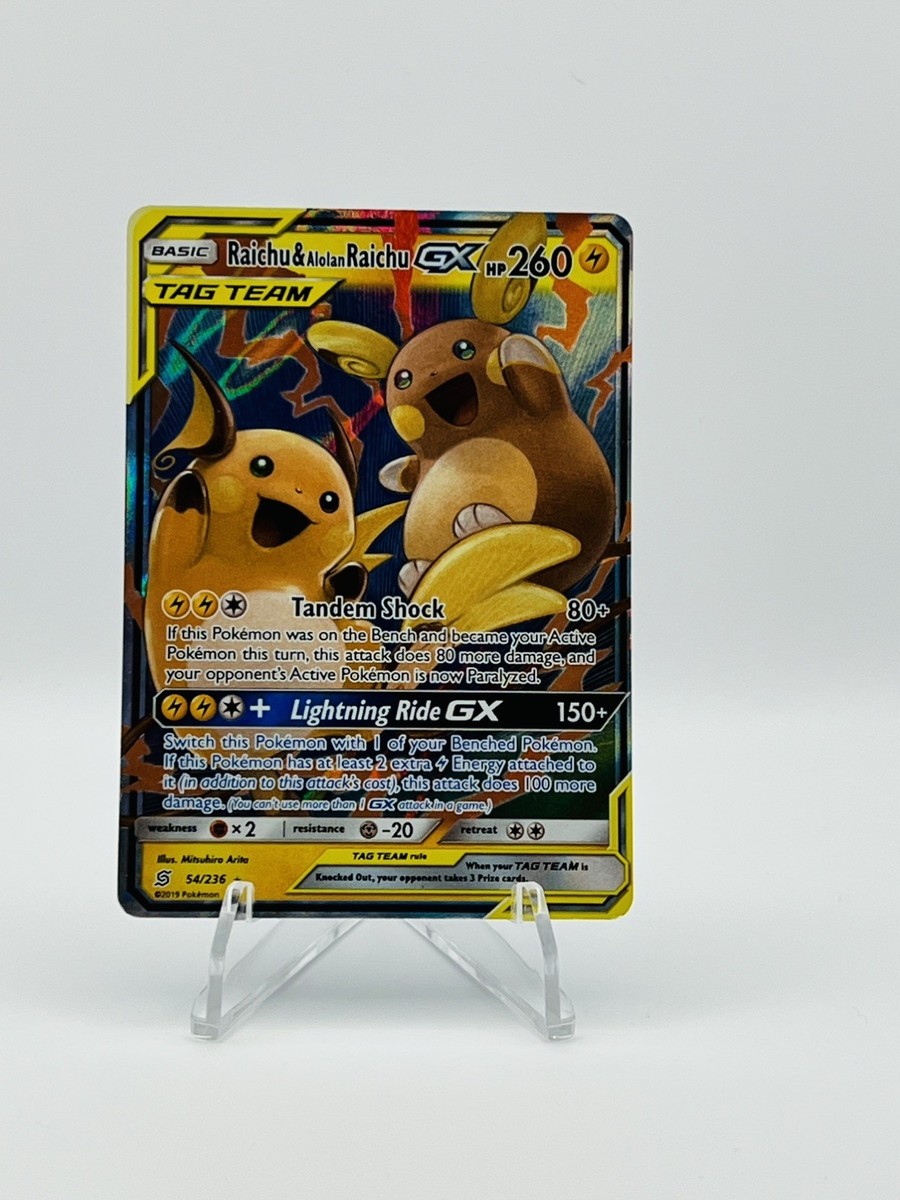 Raichu & Alolan Raichu - GX Tag Team - World Championships - 2019