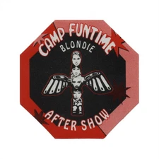 Blondie 2002 Camp Funtime Concert Tour Aftershow Backstage Pass